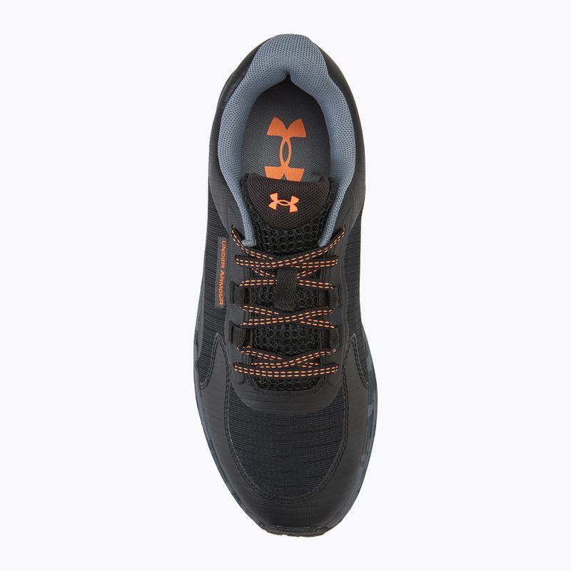 Under Armour Charged Bandit Trail 3, scarpe da corsa da uomo, nero/nero/arancio. 5