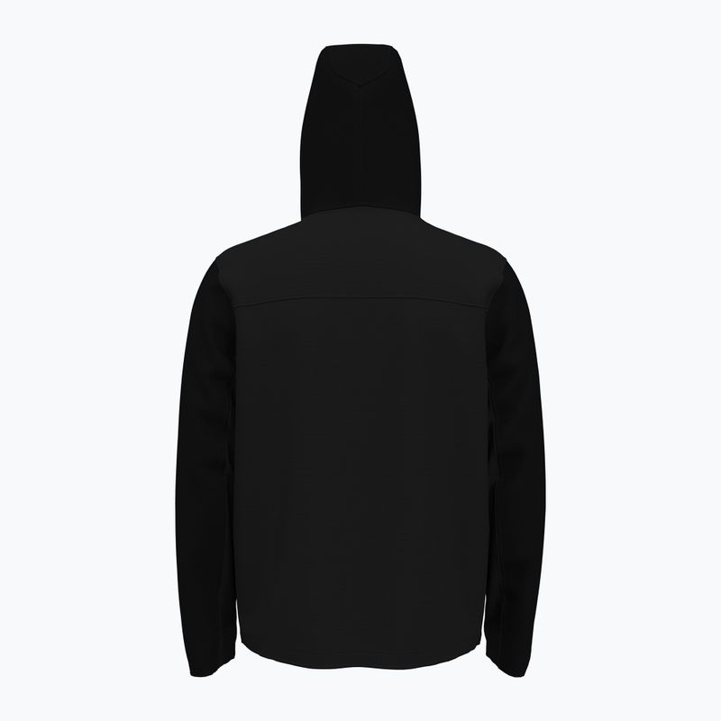 Giacca da allenamento Under Armour Shield con cappuccio nero/bianco da uomo 2