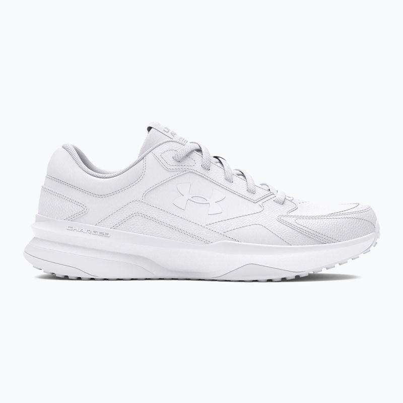 Under Armour Edge Leather bianco/bianco/bianco scarpe da ginnastica da donna
