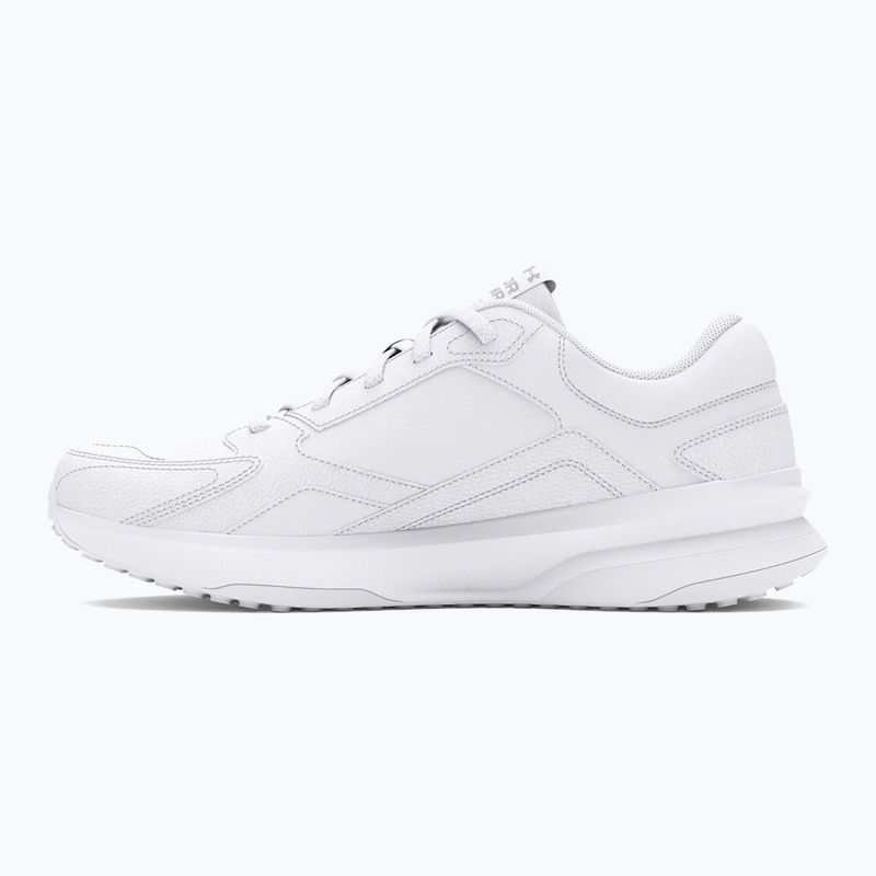 Under Armour Edge Leather bianco/bianco/bianco scarpe da ginnastica da donna 2