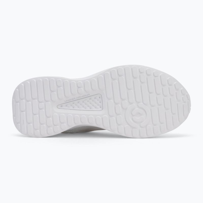Under Armour Edge Leather bianco/bianco/bianco scarpe da ginnastica da donna 4