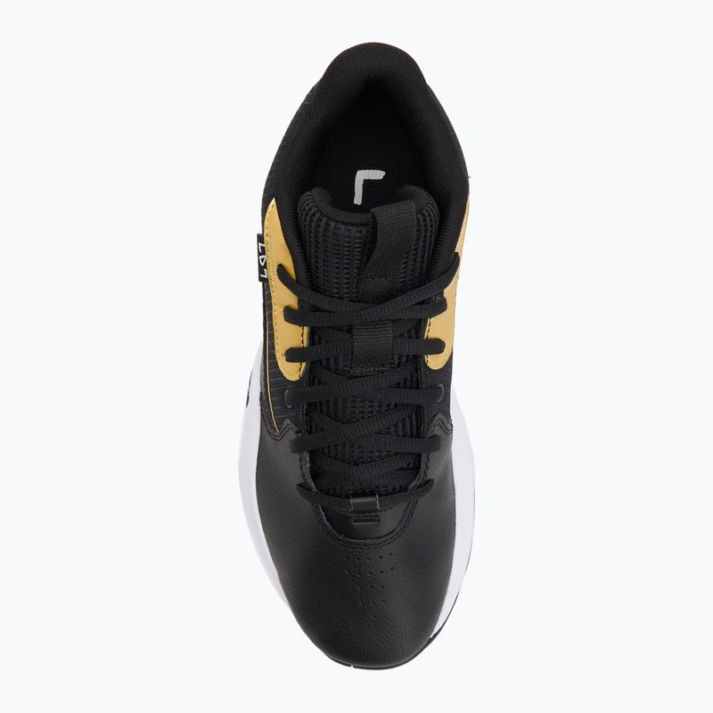 Under Armour Lockdown 7 scarpe da basket nero/nero/oro metallico 5