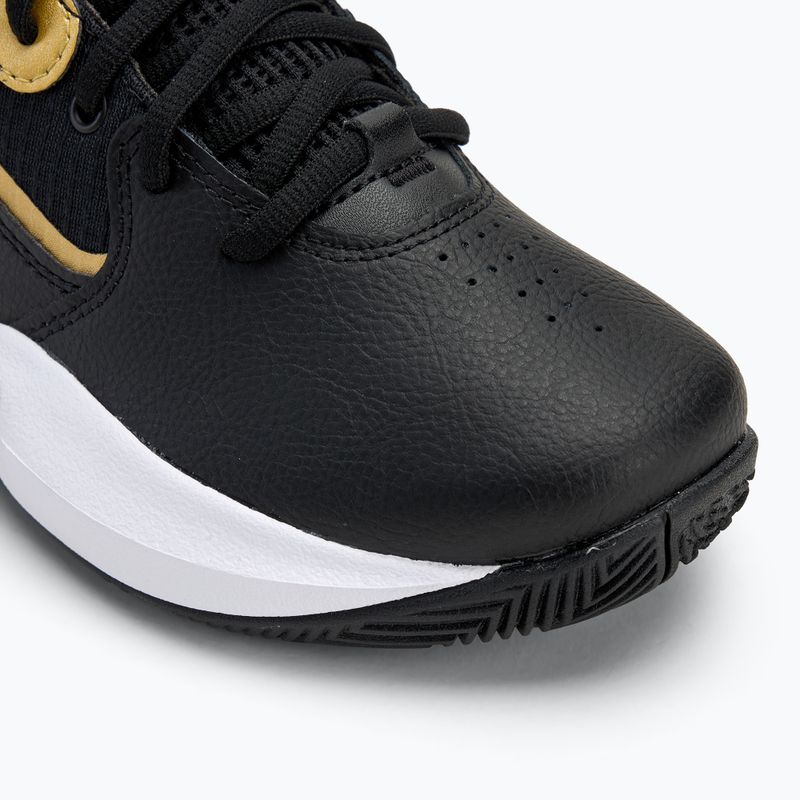 Under Armour GS Lockdown 7 scarpe da basket per bambini nero/nero/oro metallizzato 7