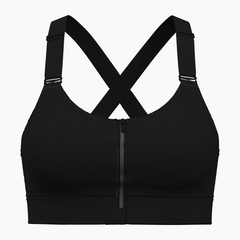 Reggiseno da allenamento Under Armour Infinity High Zip 2.0 nero/nero