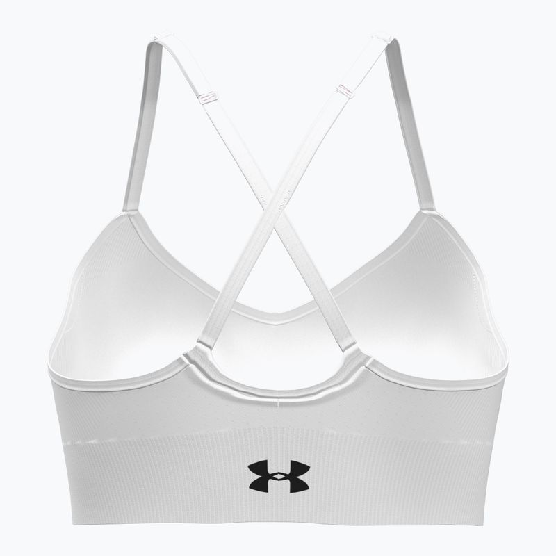 Reggiseno sportivo Under Armour Vanish Seamless Low white/black 2