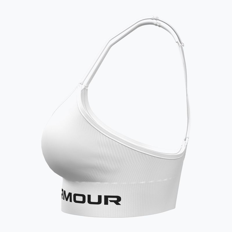 Reggiseno sportivo Under Armour Vanish Seamless Low white/black 4