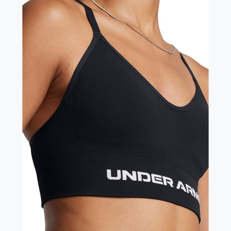 Reggiseno da allenamento Under Armour Vanish Seamless Low nero / bianco 3