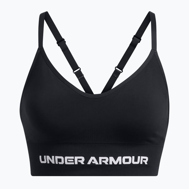 Reggiseno da allenamento Under Armour Vanish Seamless Low nero / bianco 4