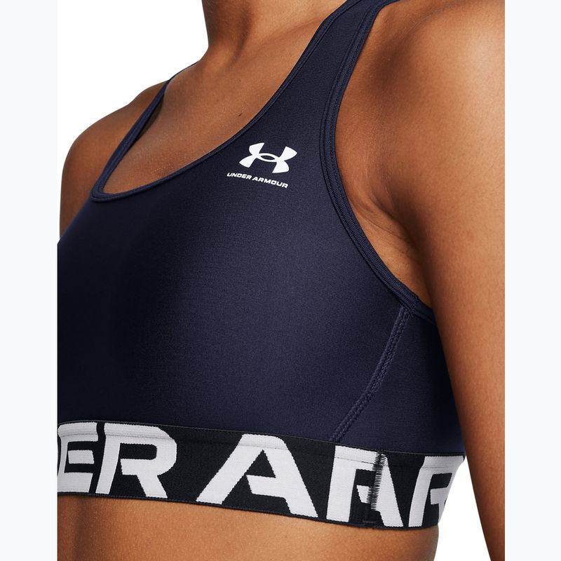 Reggiseno da allenamento Under Armour HG Authentics Mid Branded midnight navy/white 3