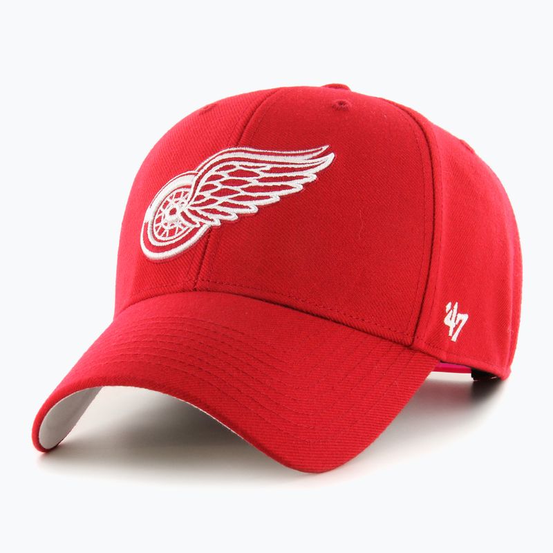 47 Marca NHL Detroit Red Wings Ballpark Snap MVP berretto da baseball rosso
