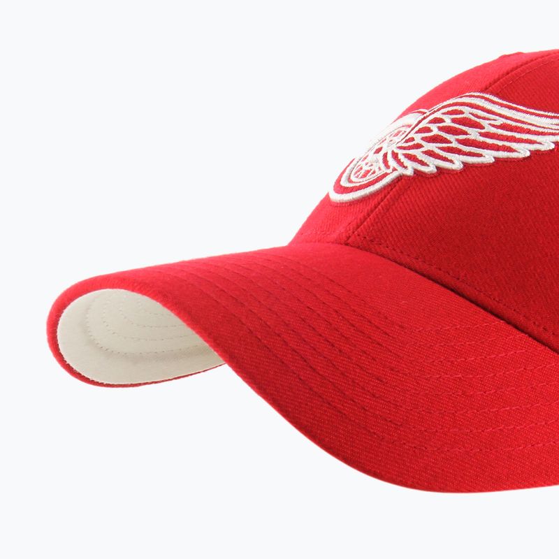 47 Marca NHL Detroit Red Wings Ballpark Snap MVP berretto da baseball rosso 3