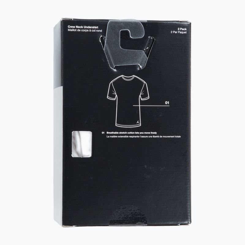 T-shirt da uomo  Jordan JHM Flight Base Tee 2 pcs black/white 6