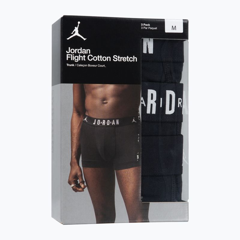 Boxer da uomo Nike Jrdan JHM Flight Cotton Trunk 3 pairs black 6