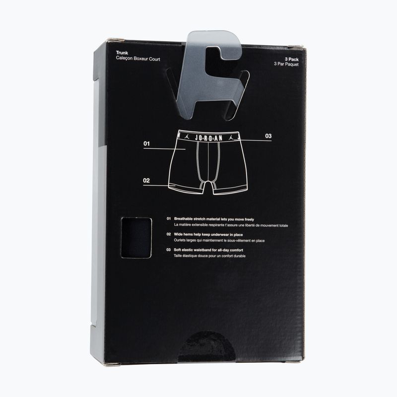 Boxer da uomo Nike Jrdan JHM Flight Cotton Trunk 3 pairs black 7