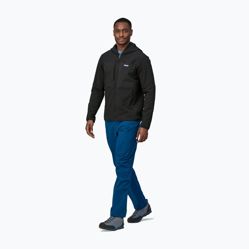 Giacca softshell da uomo Patagonia R2 TechFace Hoody nero 2