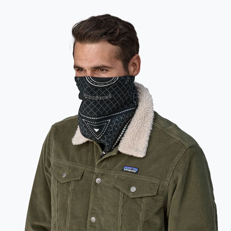 Patagonia Bandana mountain grid/nero imbragatura multifunzionale 3