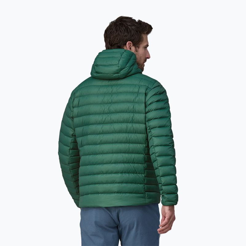 Felpa con cappuccio da uomo Patagonia Down Sweater Hoody verde conifera 2