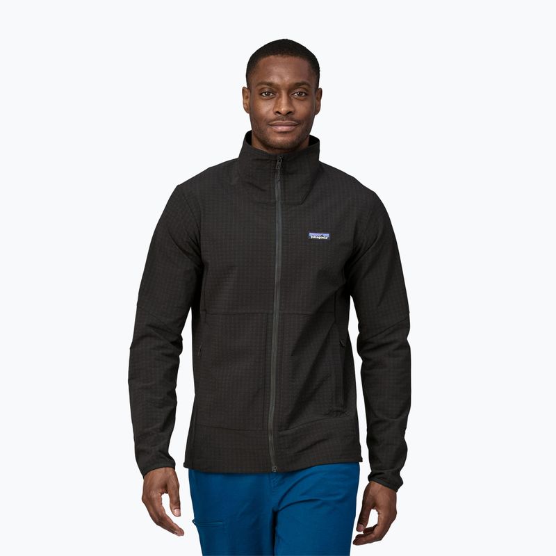 Patagonia Uomo R1 TechFace Jkt nero