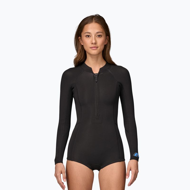 Patagonia Donna Yulex Regulator Lite Spring Jane Black Swim Foam