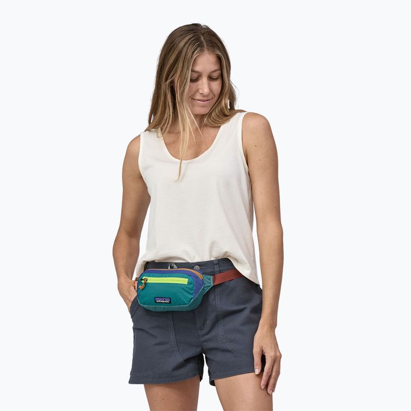 Patagonia Ultralight Black Hole Mini Hip Pack 1 l marsupio patchwork/blu subtidale 3