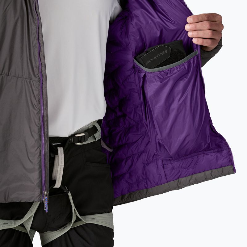 Piumino Patagonia da uomo DAS Light Hoody grigio fucina 9