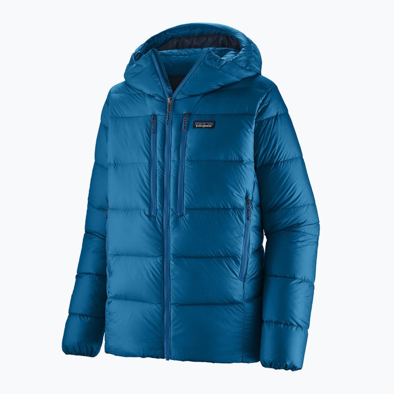 Felpa con cappuccio da uomo Patagonia Fitz Roy Down Hoody blu infinito 3