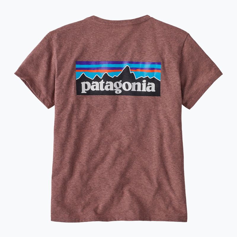 Maglietta Patagonia P-6 Logo Responsibili-Tee donna color malva dulse 2