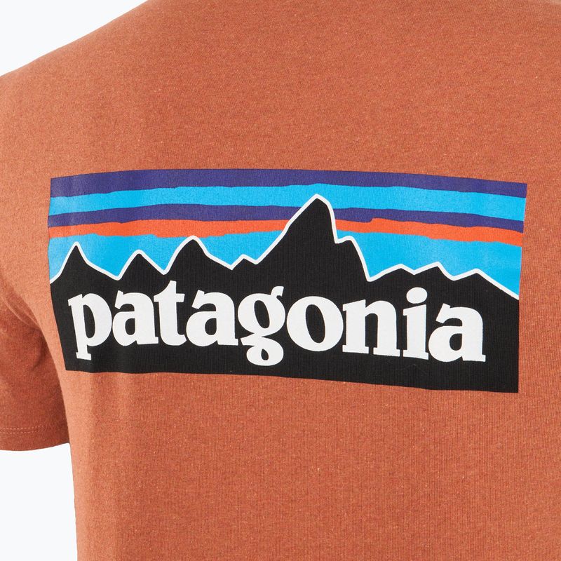 Camicia da trekking da uomo Patagonia P-6 Logo Responsibili-Tee redtall rust 4