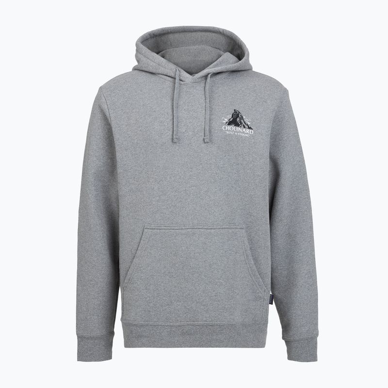 Felpa Patagonia Chouinard Crest Uprisal Hoody gravel heather da uomo
