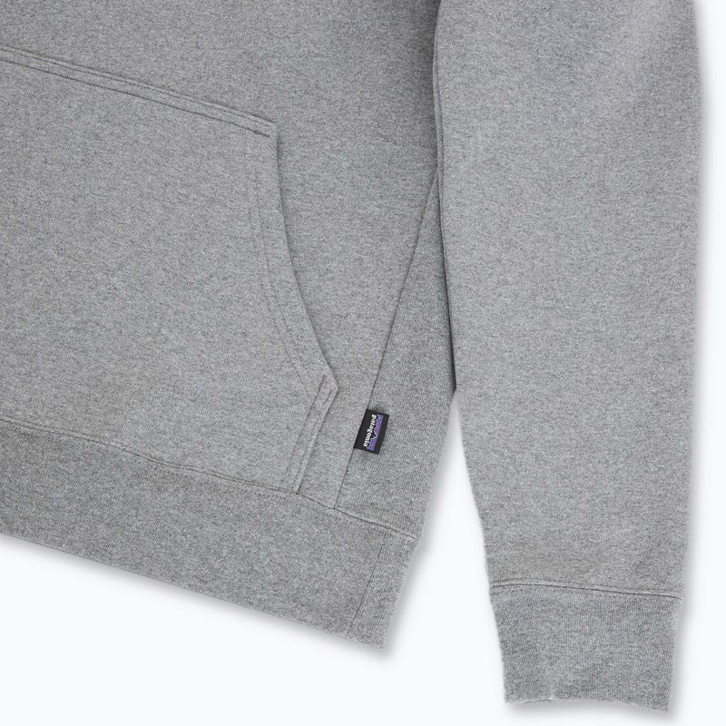 Felpa Patagonia Chouinard Crest Uprisal Hoody gravel heather da uomo 4