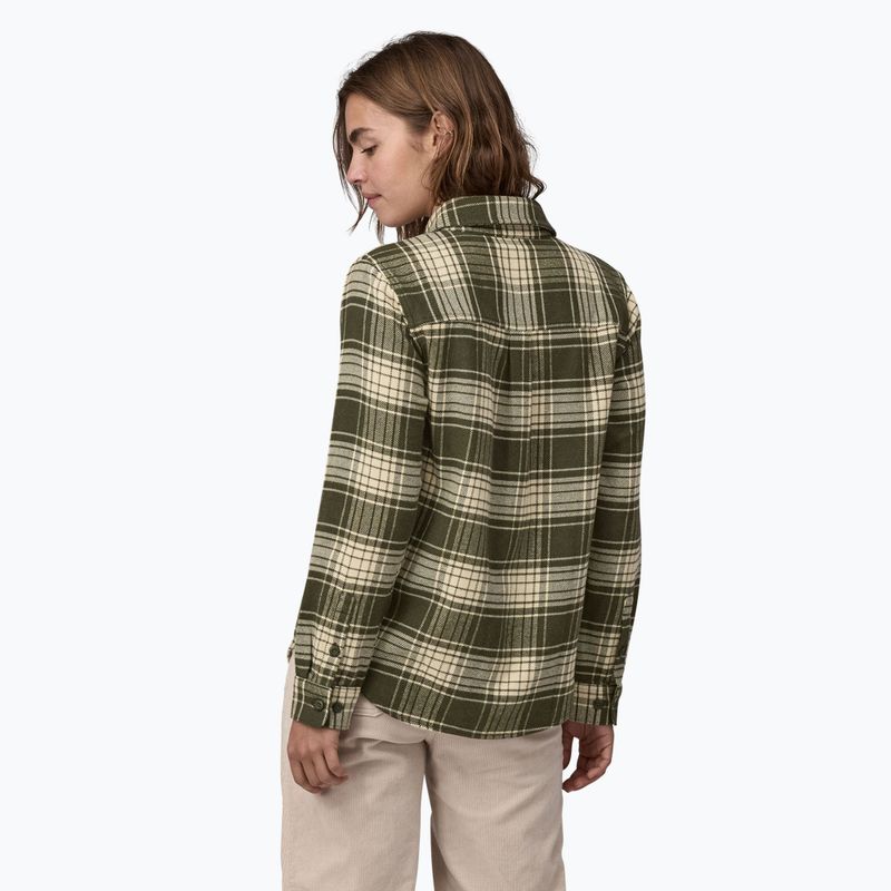 Camicia Patagonia Fjord Flannel donna verde ago di pino cascade 3