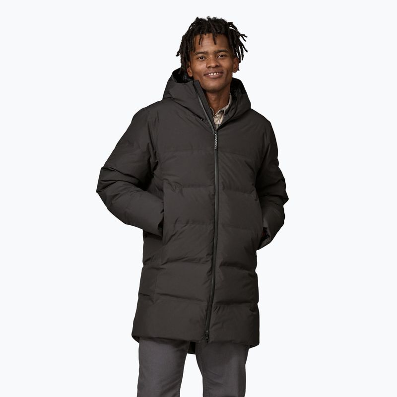 Parka in piuma da uomo Patagonia Jackson Glacier Parka nera