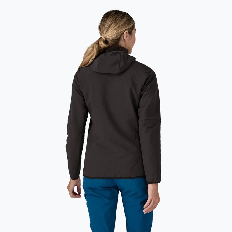 Giacca softshell da donna Patagonia R2 CrossStrata Hoody nero 2