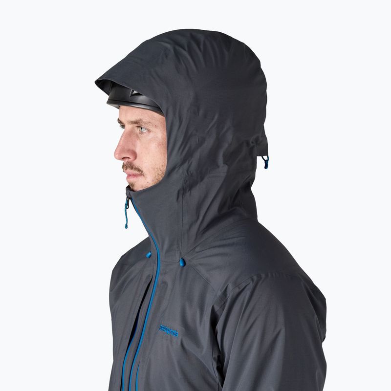 Giacca antipioggia da uomo Patagonia M10 Storm smolder blu 4