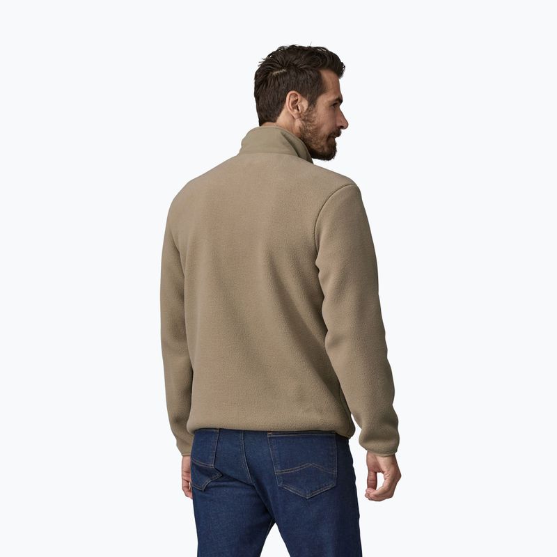 Felpa in pile da uomo Patagonia Synch seabird grigio 2