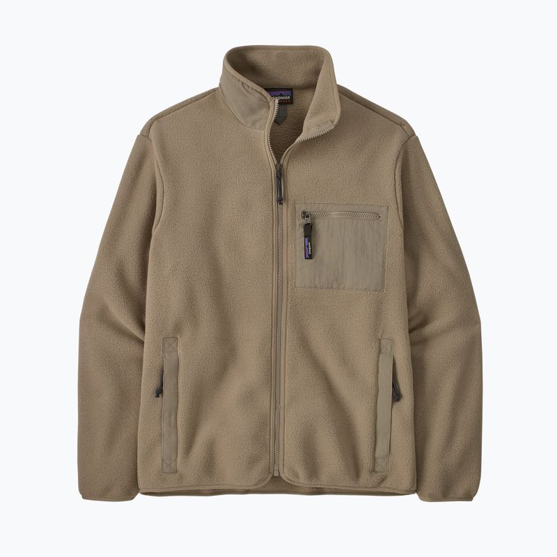 Felpa in pile da uomo Patagonia Synch seabird grigio 3