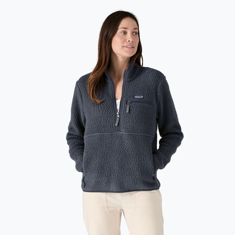 Patagonia Retro Pile felpa in pile da donna Marsupial smolder blu