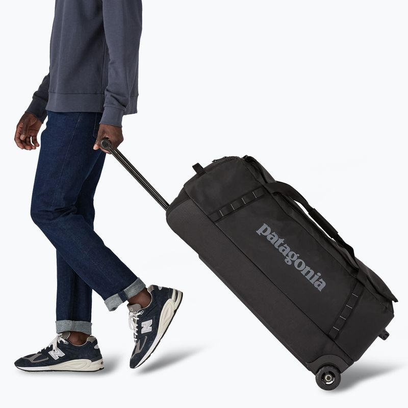 Patagonia Black Hole Wheeled Duffel 100 l borsa da viaggio nera 4