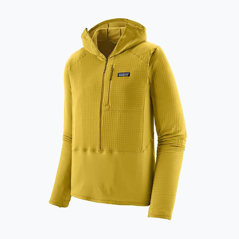 Giacca softshell da uomo Patagonia R1 Hybrid Pullover Hoody bundle verde 3