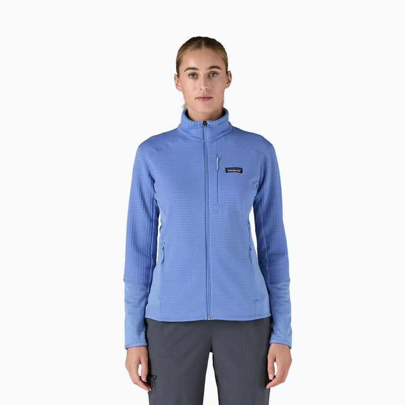 Giacca softshell da donna Patagonia R1 Hybrid blu abbondante 2