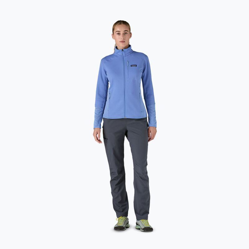 Giacca softshell da donna Patagonia R1 Hybrid blu abbondante 4