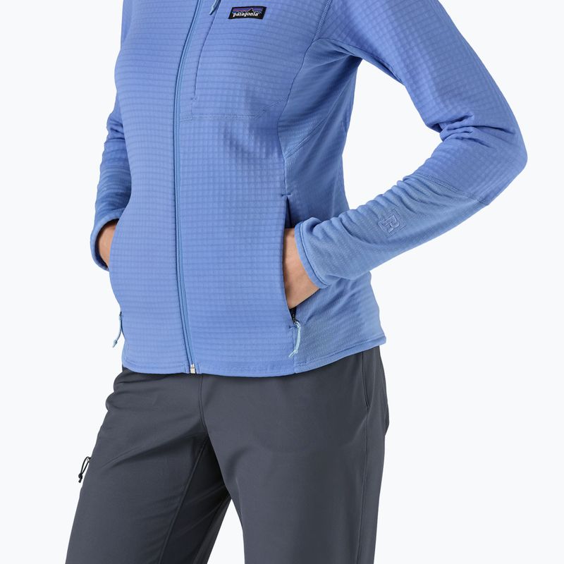 Giacca softshell da donna Patagonia R1 Hybrid blu abbondante 12