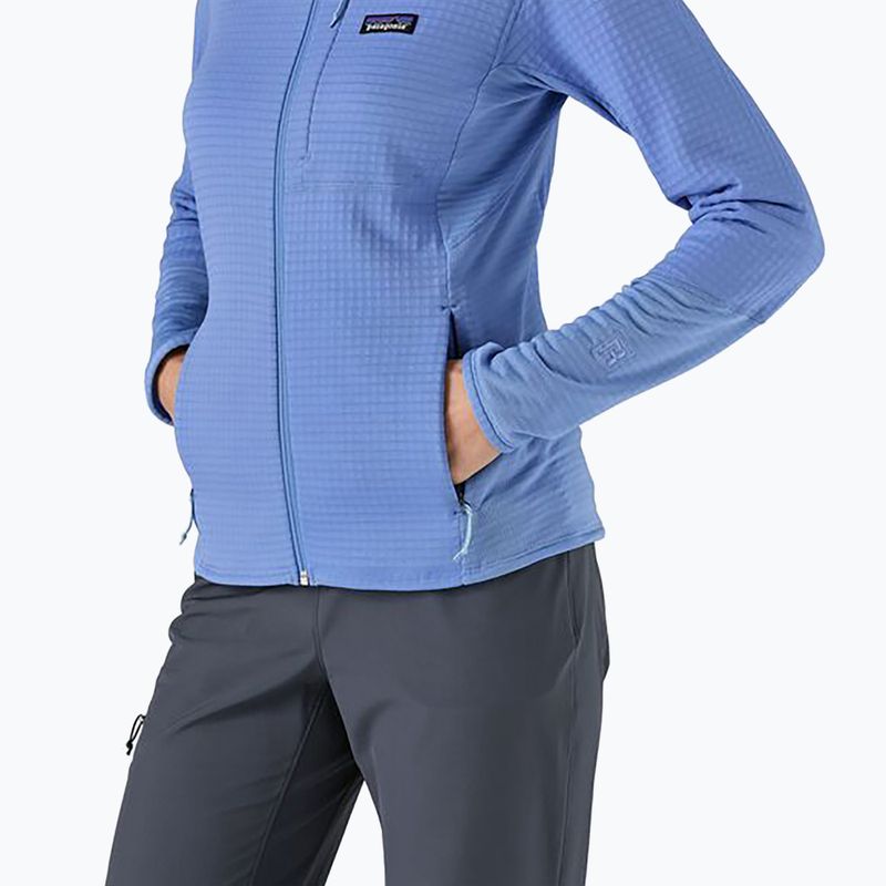 Giacca softshell da donna Patagonia R1 Hybrid blu abbondante 5