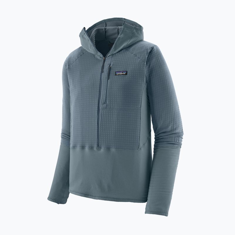 Patagonia R1 Hybrid Pullover Softshell Uomo Giacca blu utility 10