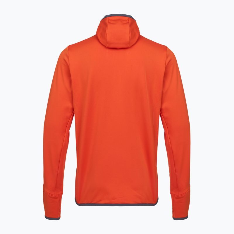 Felpa da trekking da uomo Patagonia R1 Thermal Full Zip Hoody arancio pollinator 2