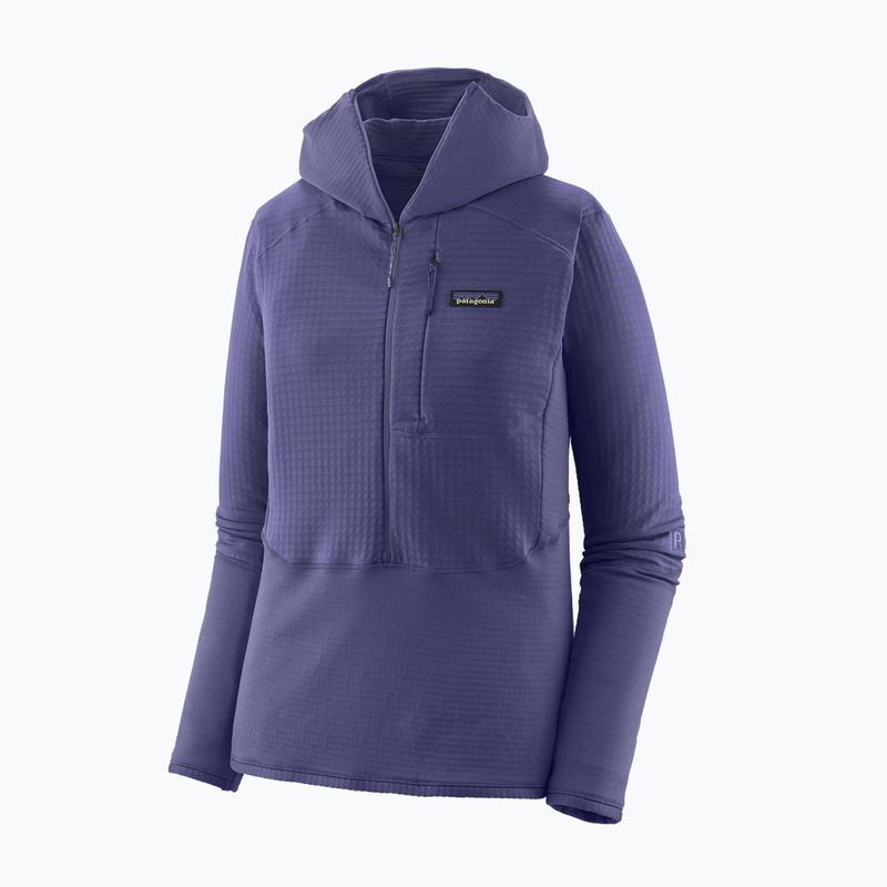 Giacca softshell da donna Patagonia R1 Hybrid Pullover Hoody solstice purple 3