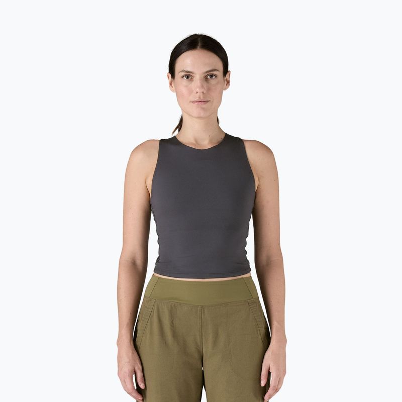 Maglietta da trekking da donna Patagonia Reversible Tank nero 2