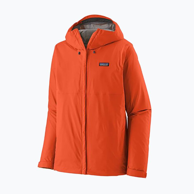 Giacca antipioggia Patagonia Torrentshell 3L da uomo, arancione pollinator 3