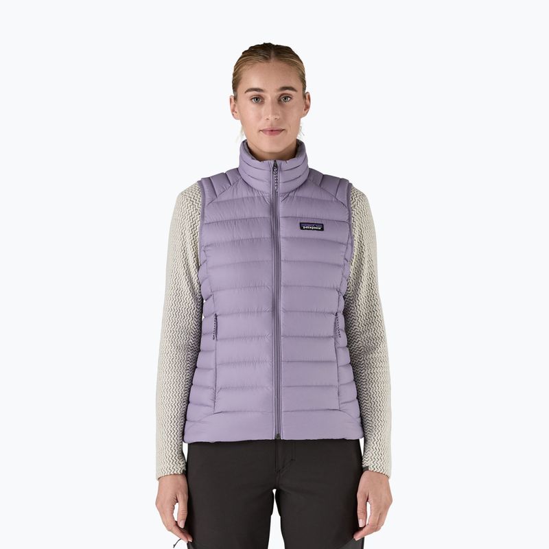 Maglione da donna Patagonia Down in cemento viola 2