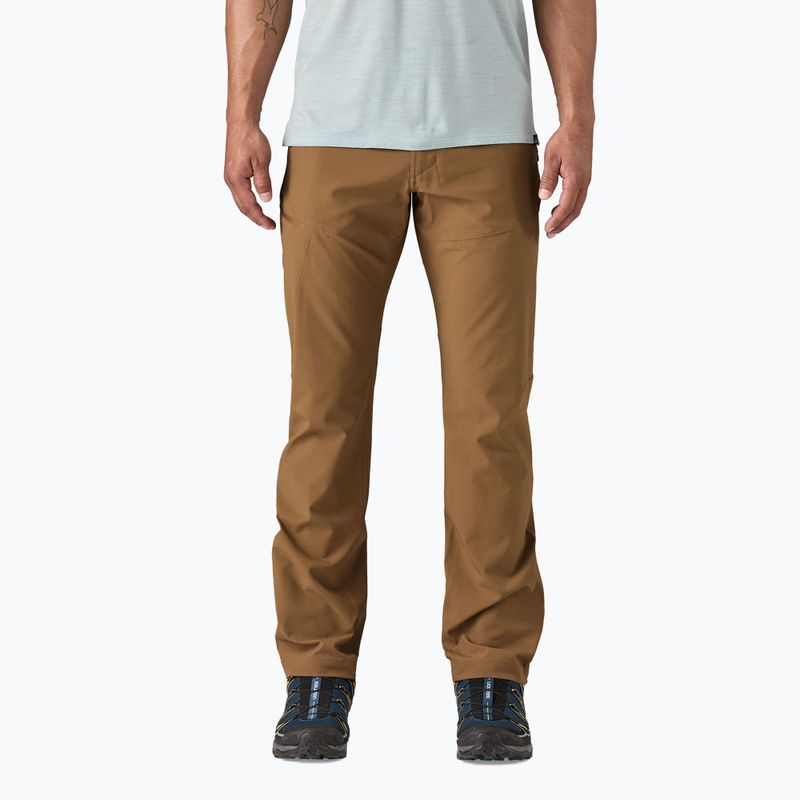 Pantaloni da trekking Patagonia Terravia Trail Regular marrone coriandolo da uomo